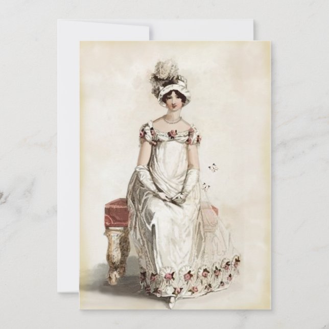 "Miss Bennet" Inbjudningar (Framsida)