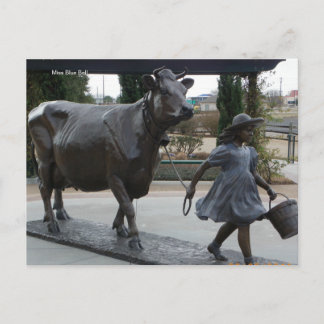 Miss Blue Bell Postcard Vykort