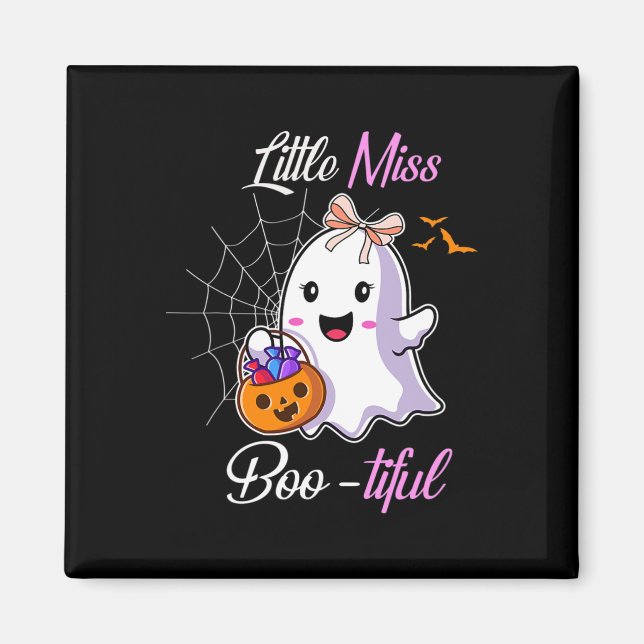 Miss Boo-tiful Cute Halloween Costume Magnet (Framsidan)