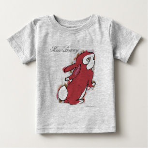 Miss Bunny baby romper, baby-barn t-shirt