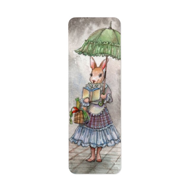 Miss Bunny Returadress Etikett (Framsidan)