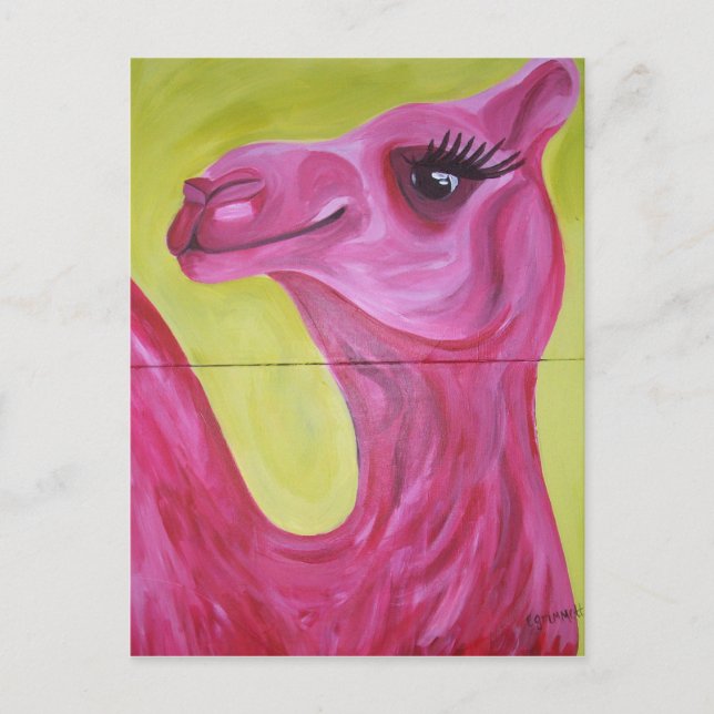 Miss Camel Postcard Vykort (Framsida)