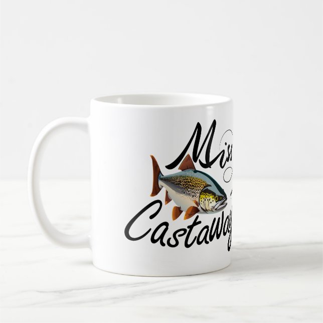 Miss Castaway Rainbow Trout Kaffemugg (Vänster)
