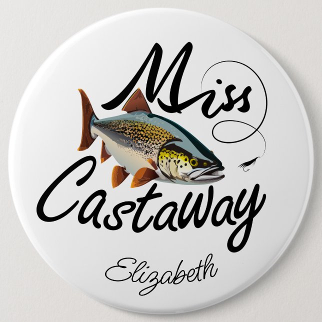 Miss Castaway Rainbow Trout Knapp (Framsida)