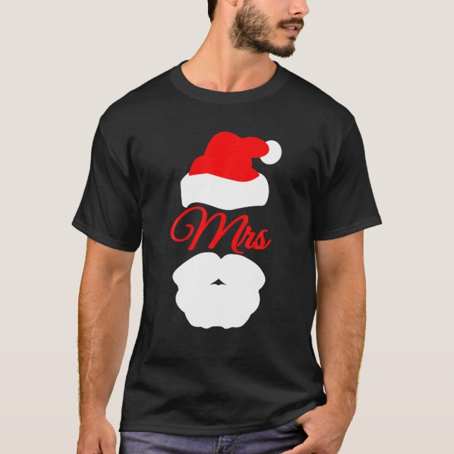 MISS CLAUS JULTOMTEN NICHOLAS COSTUME WOMENS T SHIRT (Framsida)