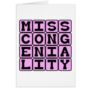 Miss Congeniality, Skönhetstävling Pris Hälsningskort