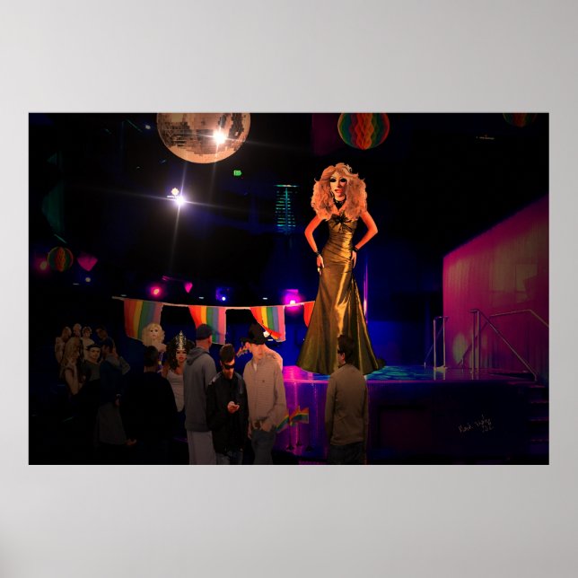 Miss Dee Flaytable Drag Show Poster (Framsidan)