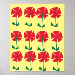 Miss dig så mycket roligt blommor från kärlek post poster