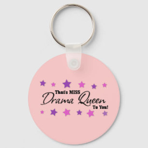 Miss Drama Queen till dig Nyckelring