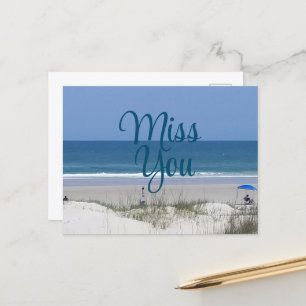 Miss er strand-vykort vykort
