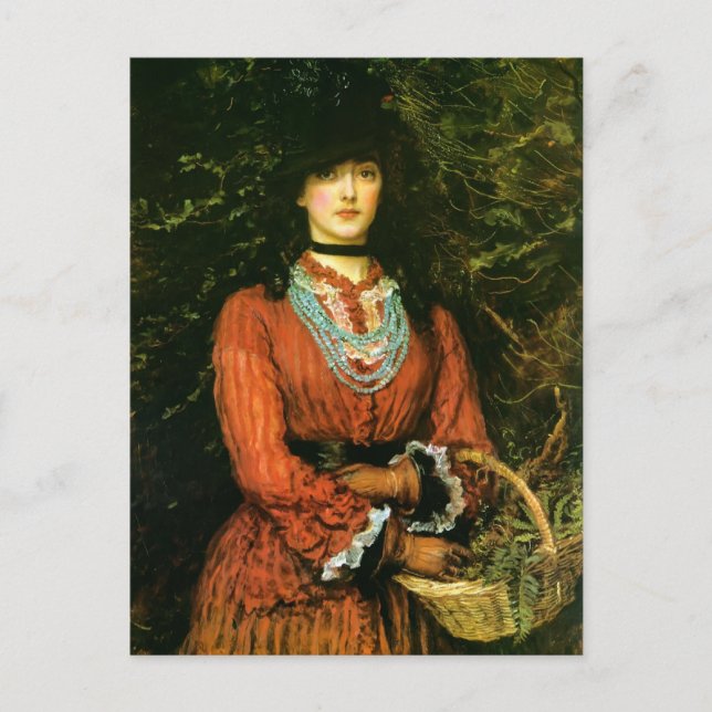 Miss Eveleen Tennant av John Everett Millais Vykort (Framsida)