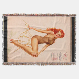 Miss februari Varga Girl 1946 Pin-up Calendar Filt