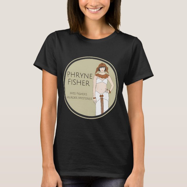 Miss Fisher som Cleopatra T Shirt (Framsida)