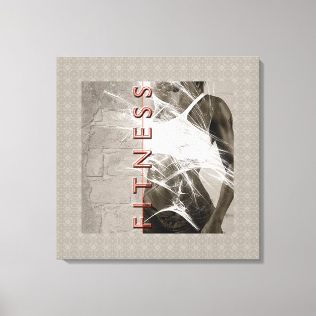 Miss Fitness - Wrapped Canvas (Framsida)