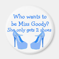 Miss Goody Two Shoes Light Blue Högklackars