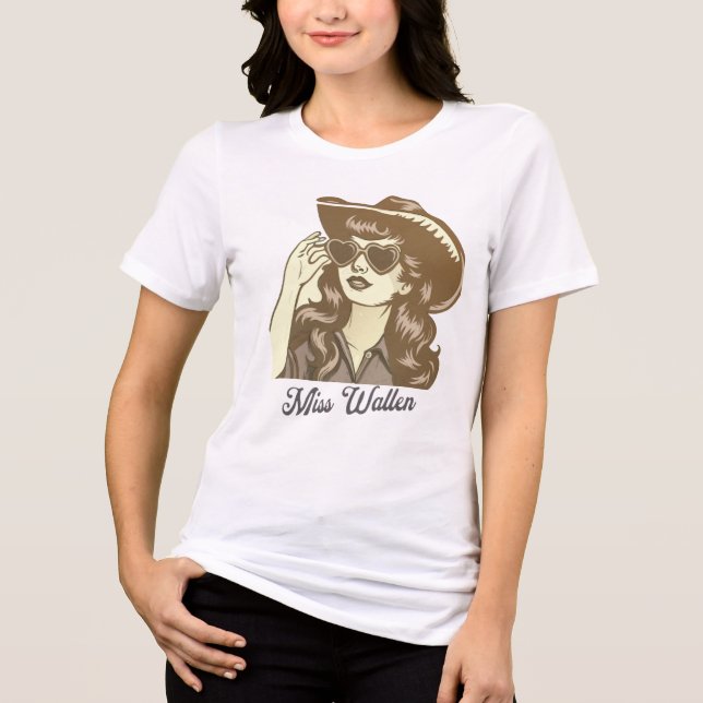 Miss gör aldrig fel Wallen-skjorta, Wallen-konsert T Shirt (Framsida)