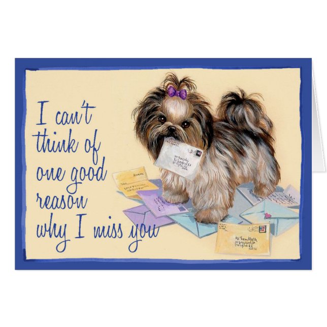 Miss Hälsningskort (Framsidan Horizontal)