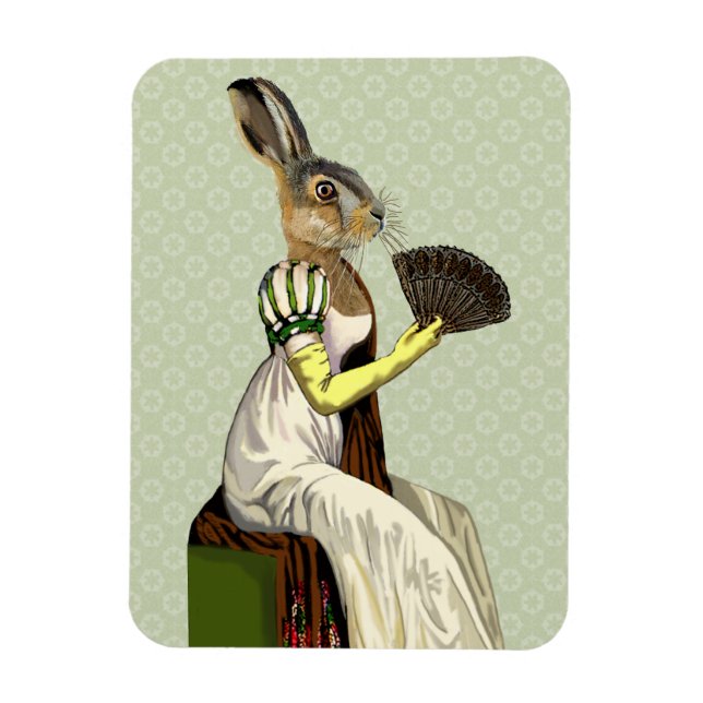 Miss Hare 2 Magnet (Vertikal)