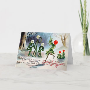 Miss Holly och Mistletoe Boys julkort Helgkort