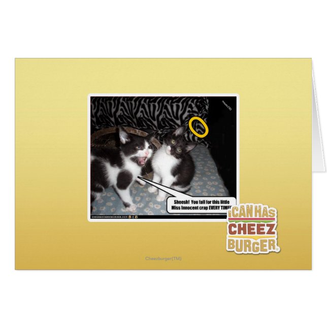 Miss Innocent Hälsningskort (Framsidan Horizontal)