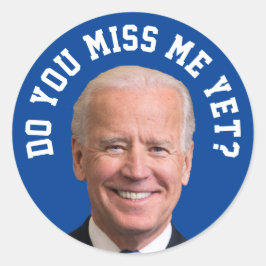 Miss Joe Biden än? Runt Klistermärke
