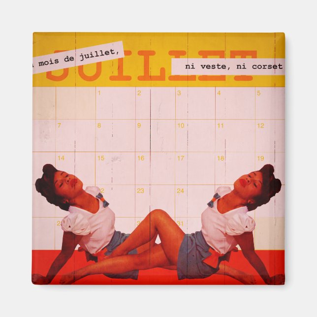 Miss Juillet Magnet (Framsidan)