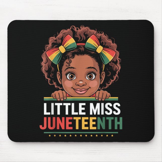 Miss Juneteenth Freedom Black American African Gir Musmatta (Framsidan)