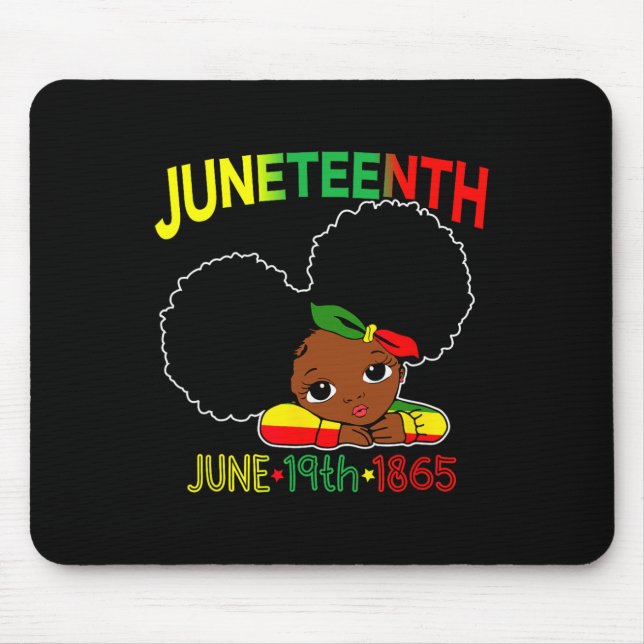 Miss Juneteth Celebrate 19:e 1865 June Black Gir Musmatta (Framsidan)