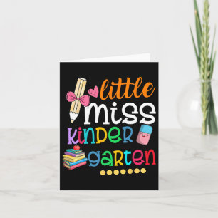 Miss Kindergarten För barn Girls CK till Scho Kort