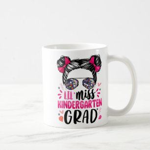 Miss Kindergarten Grad Studenten Graduated Girls Kaffemugg