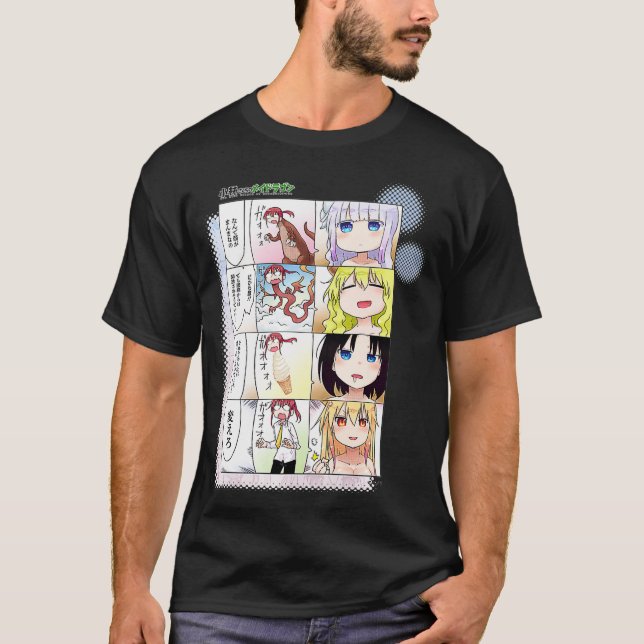 Miss Kobayashis Dragon Maid om miss Kobayashi var T Shirt (Framsida)