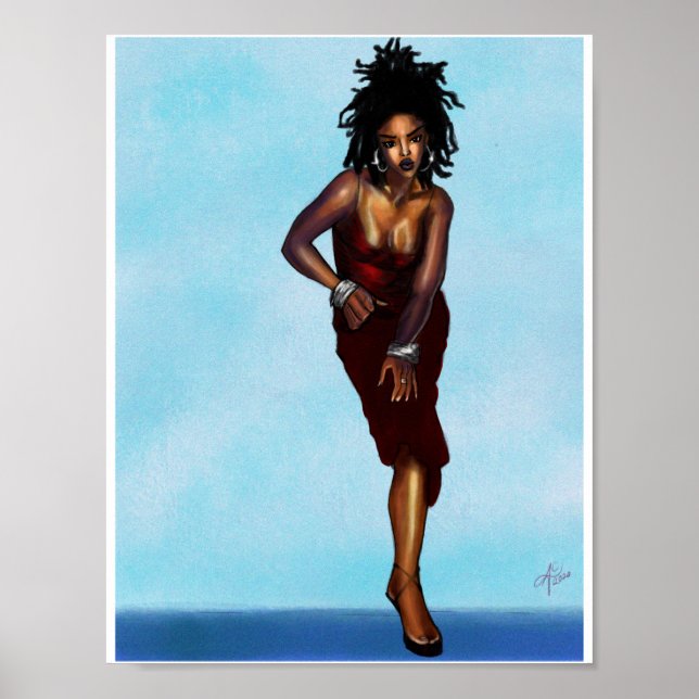 Miss Lauryn Backe Poster (Framsidan)