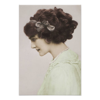 Miss Lily Elsie Fototryck