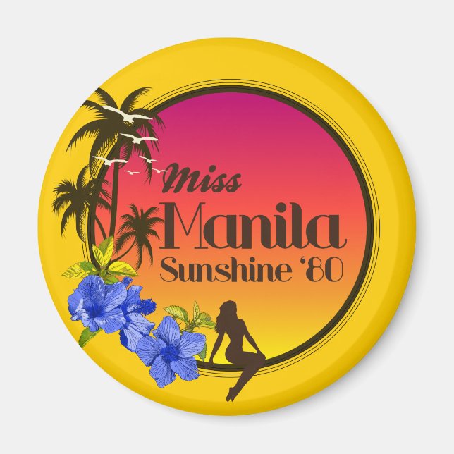 Miss Manila Sunshine '80 - Temptation Island Magnet (Framsidan)