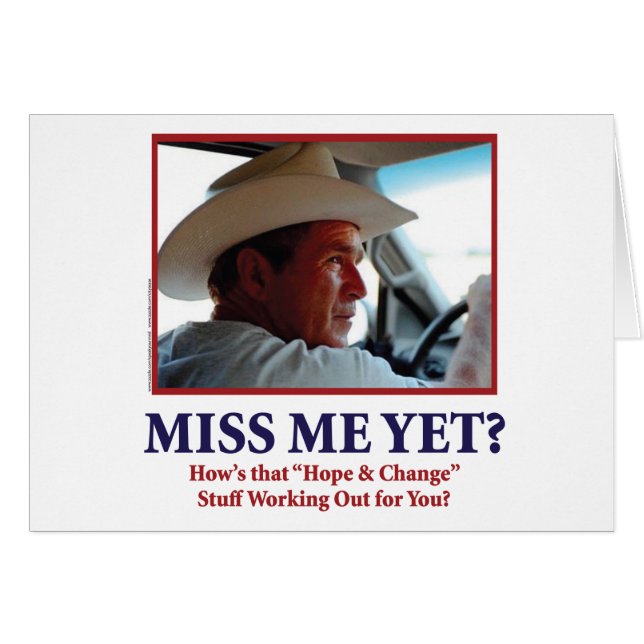 Miss Me än? Hälsningskort (Framsidan Horizontal)