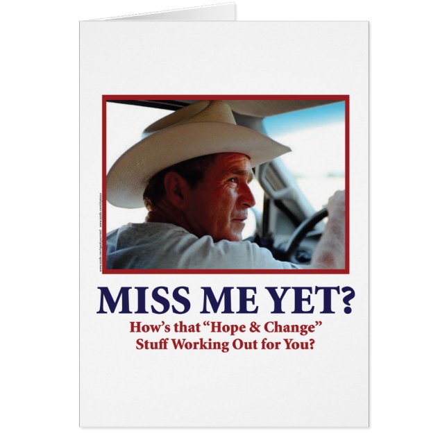 Miss Me än? Hälsningskort (Framsidan)