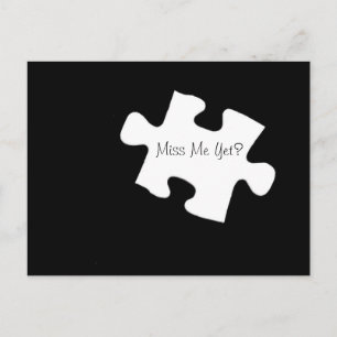 Miss Me än? Pussel Biet vykort