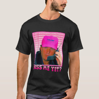 Miss Me ändå Donald Trump 2024 Holding Mobil Call  T Shirt