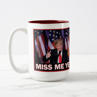 Miss Me ännu Trump 2024 Två-Tonad Mugg