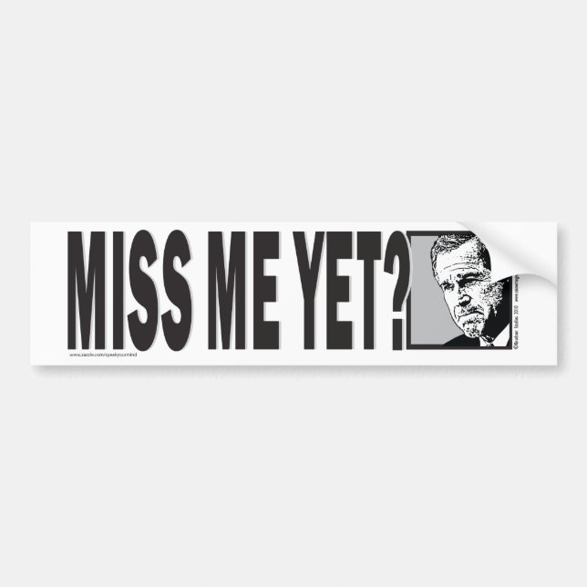 Miss-Me-YET Bildekal (Framsidan)