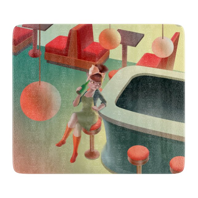 Miss Meow: Retro nattöppet Bar & Cocktail Art (Framsidan)