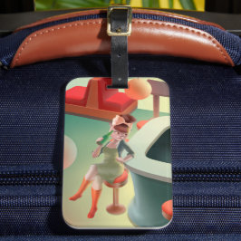 Miss Meow - sena natten i Pub-serien Bagagebricka