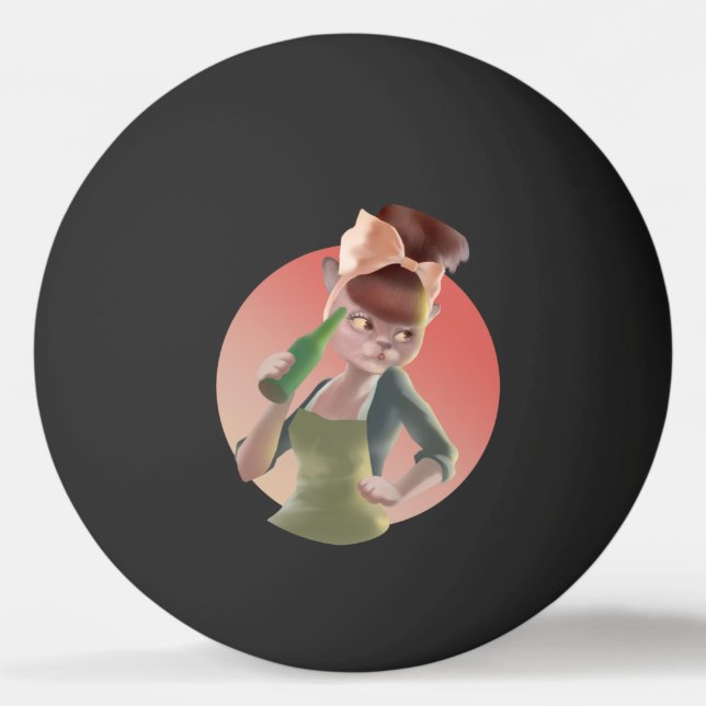 Miss Meow - sena natten i Pub-serien Pingisboll (Framsidan)