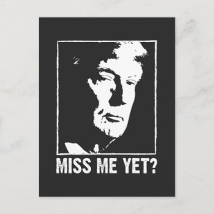 Miss mig än.. trumpanti Biden Vykort