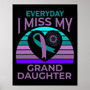 Miss Min mordotter Heart Suicide Awareness Gran Poster