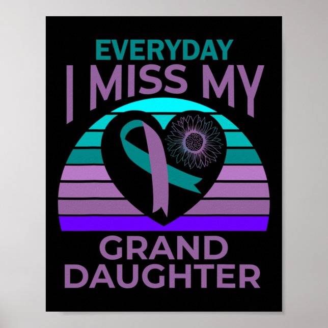 Miss Min mordotter Heart Suicide Awareness Gran Poster (Framsidan)