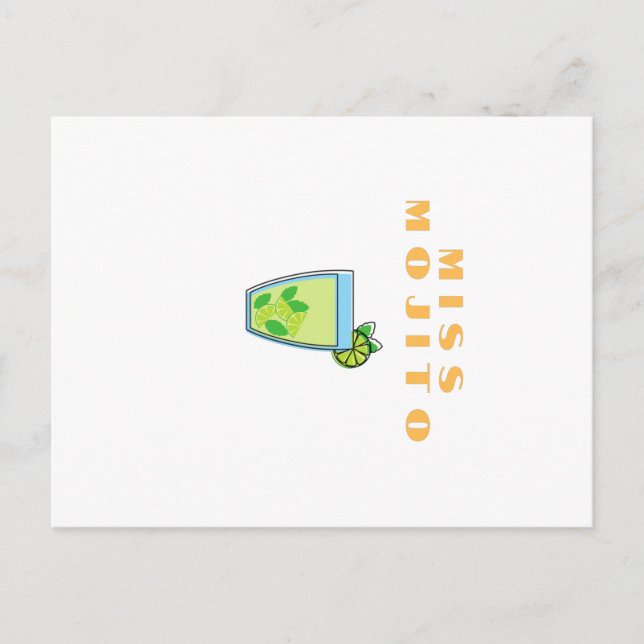 Miss Mojito Vykort (Framsida)