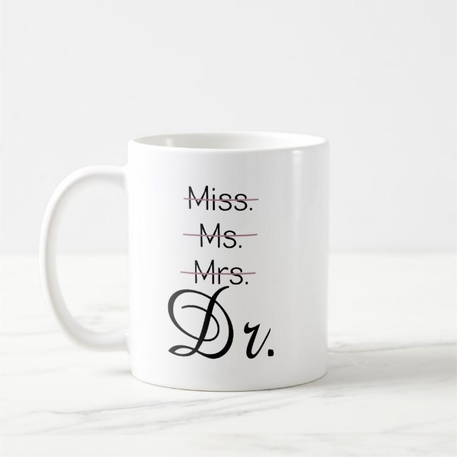 Miss mr Dr shirt Kaffemugg (Vänster)