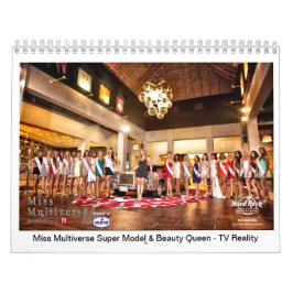Miss Multiverse Model & Beauty Queen 2014 Calendar Kalender