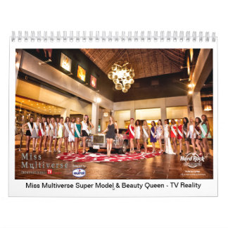 Miss Multiverse Model & Beauty Queen 2014 Calendar Kalender